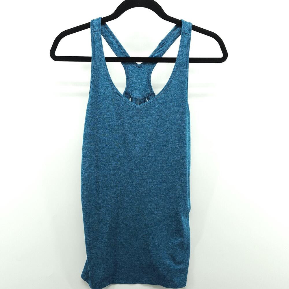 Patagonia Tank Top Womens Small Blue Heather Racerback Athletic Gym Yoga Stretch